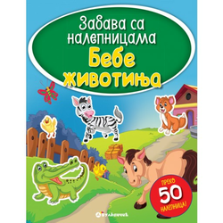 Zabava sa nalepnicama - Bebe životinja
