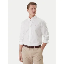 Tommy Hilfiger Srajca MW0MW42442 Bela Slim Fit