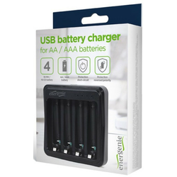 Gembird BC-USB-03 USB Type-C punjac AA/AAA baterija