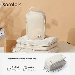 Samfolk Organizator za kofer, Mali, 1 komad, Beli