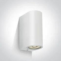 ZIDNA SVJETILJKA 2XGU-10 IP65 BIJELA