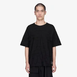 Majice Y-3 Pleated Short Sleeve Tee Black M
