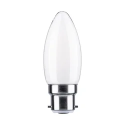 Paulmann LED sveča B22d 4,7W 2.700K opal