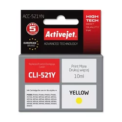 ActiveJet rumeno črnilo Canon CLI-521Y