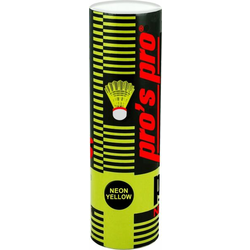 Badminton loptice Pros Pro Nylon Shuttlecock - neon yellow