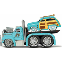 Maisto - Mišični prevozi - 1953 MACK B-61 Flatbed 1950 Ford Woody, 1:64