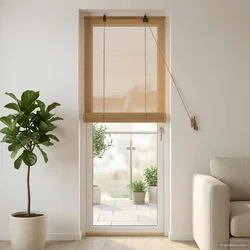 vidaXL Rolo Rjava 50 x 220 cm Bambus