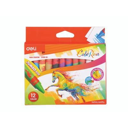 DELI Voštane bojice colorun jumbo 1/12