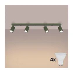 Brilagi - LED spot svetiljka CRESTO 4xGU10/10W/230V zelena