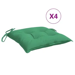 Jastuci za stolice 4 kom zeleni 50 x 50 x 7 cm tkanina Oxford