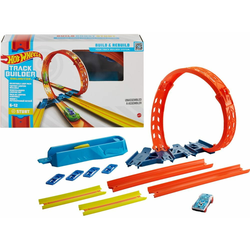 Hot Wheels trkaća staza s trkaćim automobilom Track Builder, trostruki krug