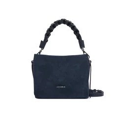 Coccinelle Ročna torba P6P Boheme Suede Bimaterial E1 P6P 58 01 01 Mornarsko modra