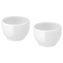 IKEA 365+ Činija/šoljica za jaje, zaobljene strane bela, 5 cm