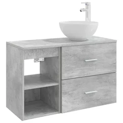 Set namještaja za kupaonicu 2 pcs Betonska siva