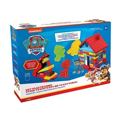 Ustvarjalni komplet plastelina John Hellas Paw Patrol - Zgradi svojo hišo (03985PM)