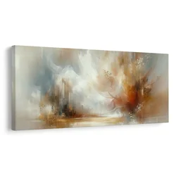 Slika moderna topla abstrakcija - 80x40