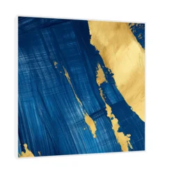 Canvas Slika na platnu Plava mašta II, 30x30cm, Sa ramom, Beli