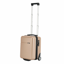Bontour kabinski kovček lahko brezplačno prevažate na lete WIZZAIR v črni barvi (40x30x20 cm) barva šampanjec