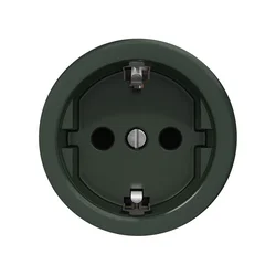 Reblig - Retro kućna utičnica bez okvira SCHUKO 230V/16A zelena