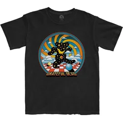 Grateful Dead Majica Stars Bear Unisex Black 2XL