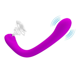 Pretty Love Alex Vibe and Clitoris Sucker Purple