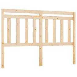 Vidaxl Posteljno vzglavje 166x4x100 cm trdna borovina