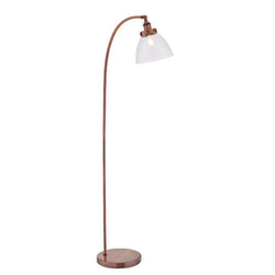 Endon 77862 - Podna lampa HANSEN 1xE27/40W/230V bakarna