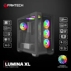 Kućište Gaming Fantech CG87 Lumina XL crno