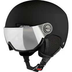 Alpina ARBER VISOR, skijaška kaciga, crna 0-9228