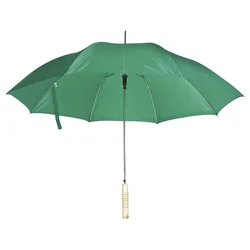 DEŽNIK AUTOMATIK Z LESENIM ROČAJEM EASY 508609 ZELENA
