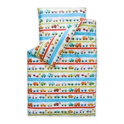 Posteljina 140x100cm - CARS AND STRIPES