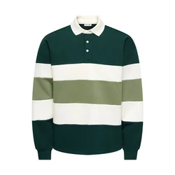 Only & Sons Majica ONSBENEDICT kivi / temno zelena / bela