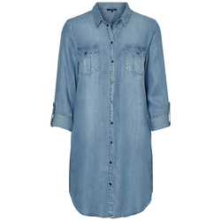 Vero Moda  Kratke obleke VMSILLA  Modra