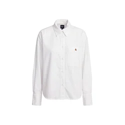 GAP Bluza rjava/bela