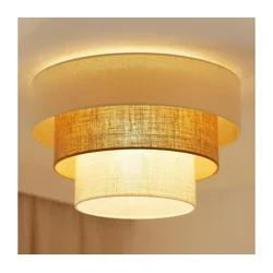 Brilagi-Plafonsko svetlo DENVER LUNETA 1xE27/15W/230V prečnik 45 cm bež/braon/krem