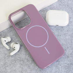 Maska Mag Case Nanobeats za iPhone 15 Pro ljubicasta
