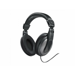HAMA Stereo Slušalice SHELL Velike, 2m Kabl, Crne