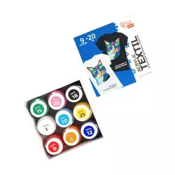 Rosa Talent Set barv za tekstil 9x20ml