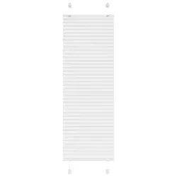 Plisirana roleta bijela 50x150 cm širina tkanine 49,4 cm