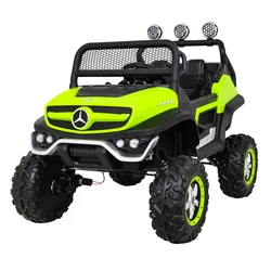 Licencirani auto na akumultor Mercedes BENZ UNIMOG S - zeleni