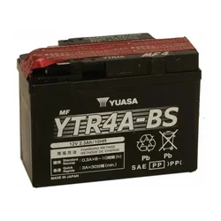 Yuasa Super MF YTR4A-BS Motorcycle Battery