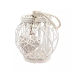 DECORIS LANTERNA UKRAS OD PRUĆA BELI 83633900