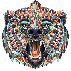 Drvene puzzle - Bear / M KP21931
