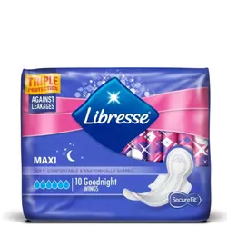 LIBRESSE Higijenski ulošci Maxi Goodnight 10/1
