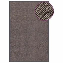 Vidaxl Predpražnik taftani 120x180 cm temno rjav