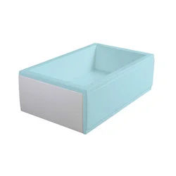 Končna plošča DEEP PLAIN NIKA, 90 x 36 cm - Bela - 90.00 - 24 - 36.00 - ABS/akrilat - Leva plošča - Polysan - DEEP PLAIN - 90x36