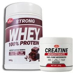 Olympic Strong 100% Whey Protein Čokolada 840g + Olympic Creatine Monohydrate 300g