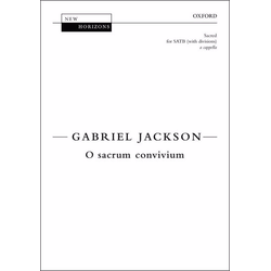 JACKSON:O SACRUM CONVIVIUM SATB