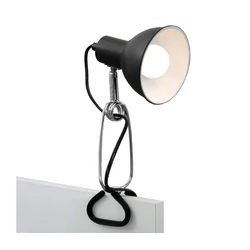 Briloner 2790-015 - Lampa sa klipsom FIX 1xE14/8W/230V crna/sjajni hrom