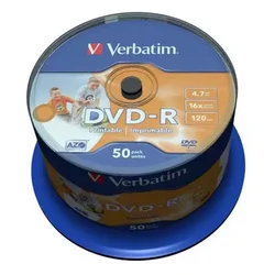 DVD-R Verbatim 16x Printable 1/50